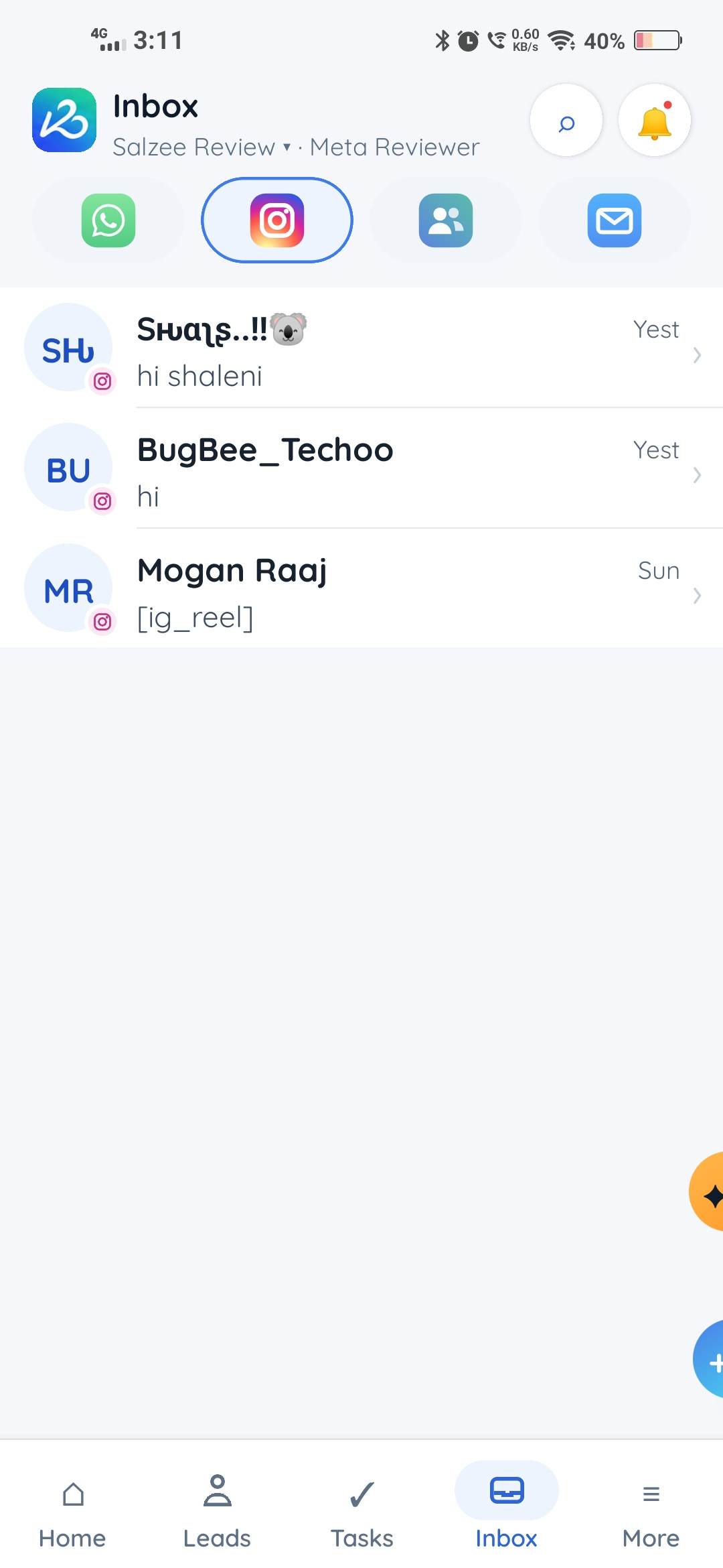 Salzee app screen